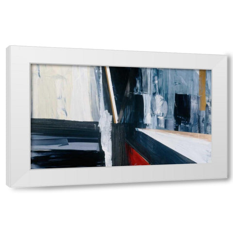 Liniar Revival 2 White Modern Wood Framed Art Print by Aubrey