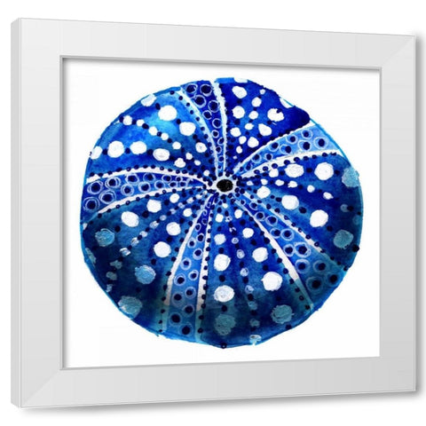 Tidal Pool Urchin White Modern Wood Framed Art Print by Smith, Crystal