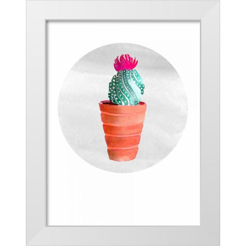 Mojave Cactus 2 White Modern Wood Framed Art Print by Smith, Crystal