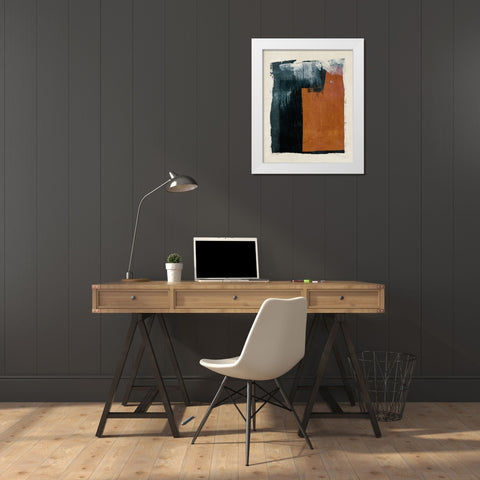Natural Organic 1 White Modern Wood Framed Art Print by Tabby, Oliver