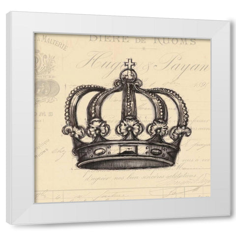 Documented Monarchy White Modern Wood Framed Art Print by Z Studio