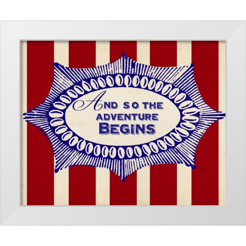 Nautical Advice 7 White Modern Wood Framed Art Print by Z Studio
