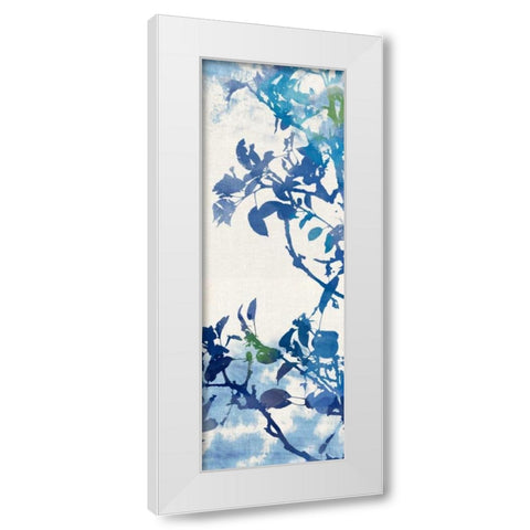 Flowing Branches I White Modern Wood Framed Art Print by Dos Santos, Bella