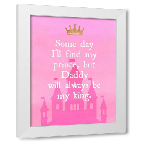 Someday? White Modern Wood Framed Art Print by Dos Santos, Bella
