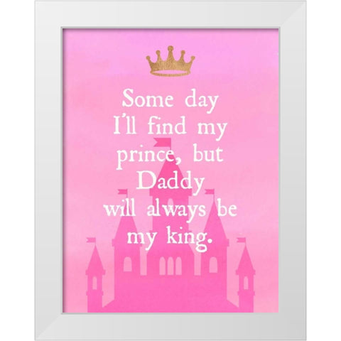 Someday? White Modern Wood Framed Art Print by Dos Santos, Bella