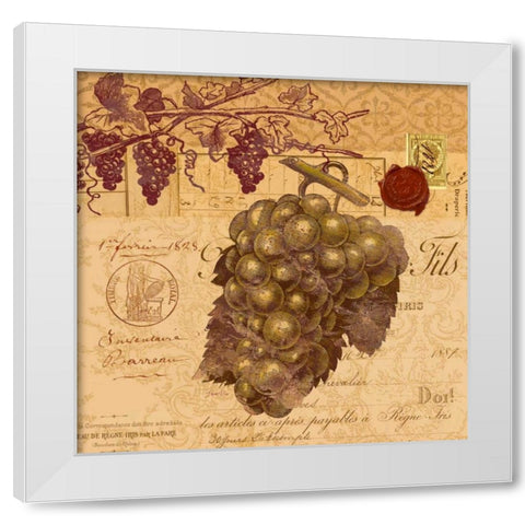 Estate Vintage Blanc White Modern Wood Framed Art Print by Ross, Devon