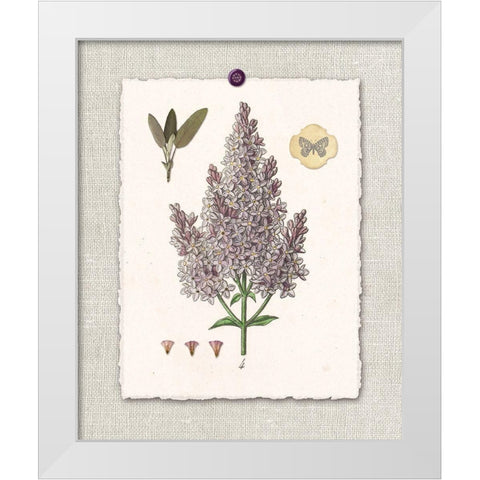 Paris Flea Market Lilacs White Modern Wood Framed Art Print by Ross, Devon