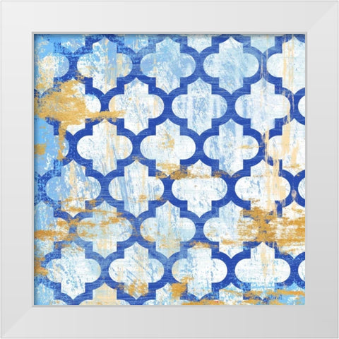 Moroccan Spa 1 White Modern Wood Framed Art Print by Ross, Devon