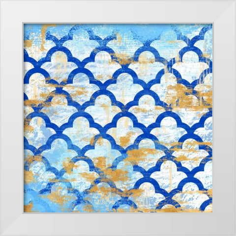 Moroccan Spa 3 White Modern Wood Framed Art Print by Ross, Devon