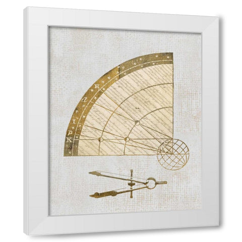 Cartographers Set White Modern Wood Framed Art Print by Appleman, Sam