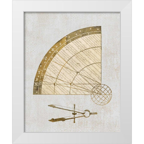 Cartographers Set White Modern Wood Framed Art Print by Appleman, Sam