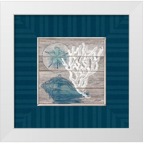 Coastal Wonders White Modern Wood Framed Art Print by Appleman, Sam