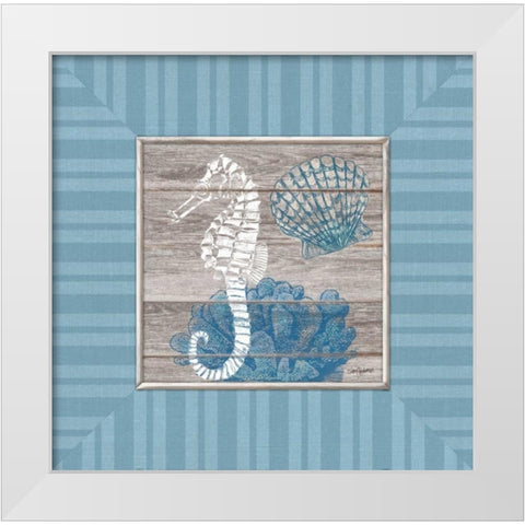 Coastal Dream White Modern Wood Framed Art Print by Appleman, Sam
