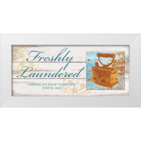 Freshly Laundered White Modern Wood Framed Art Print by Appleman, Sam