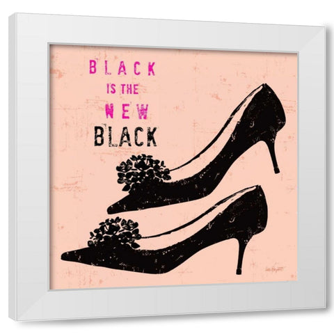 Savvy Fashion 1 White Modern Wood Framed Art Print by Bryant, Lola