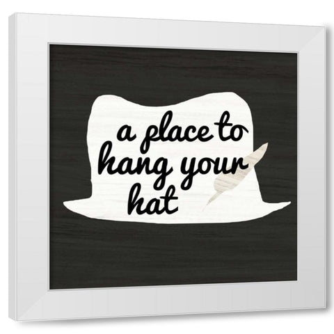 HOMEY 1 White Modern Wood Framed Art Print by Bryant, Lola