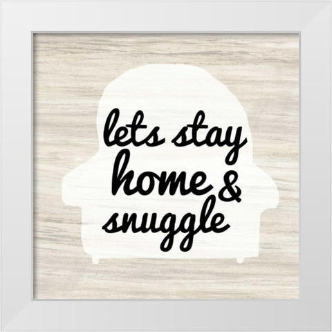 HOMEY 7 White Modern Wood Framed Art Print by Bryant, Lola