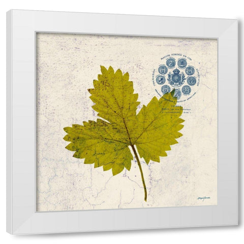 JADE FOREST LEAF 2 White Modern Wood Framed Art Print by Yamada, Morgan