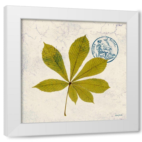 JADE FOREST LEAF 3 White Modern Wood Framed Art Print by Yamada, Morgan