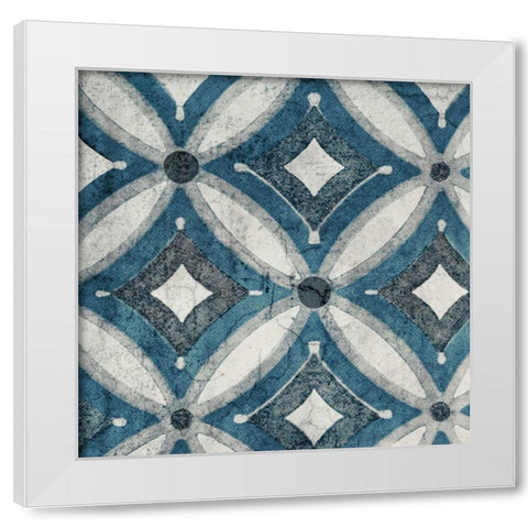 Persian Jewel Blue 4 White Modern Wood Framed Art Print by Yamada, Morgan
