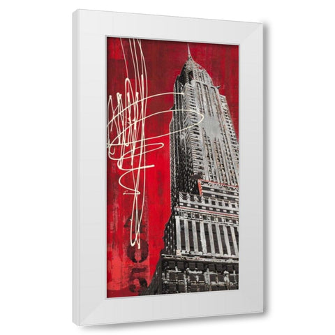 Lexington Avenue Icon White Modern Wood Framed Art Print by Taylor, Evangeline