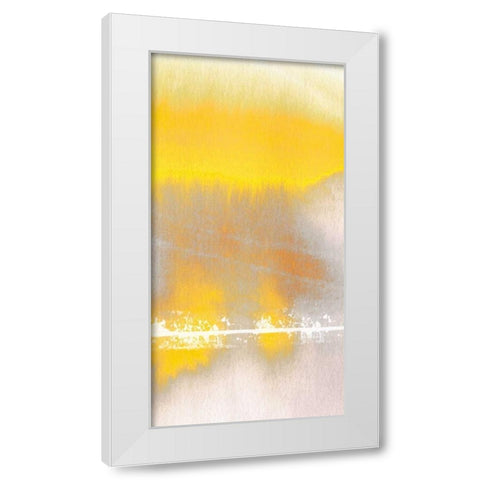 Tranquil Yellow 2 White Modern Wood Framed Art Print by Taylor, Evangeline
