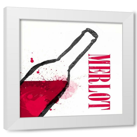 Artist Series Wine 3 White Modern Wood Framed Art Print by Taylor, Evangeline