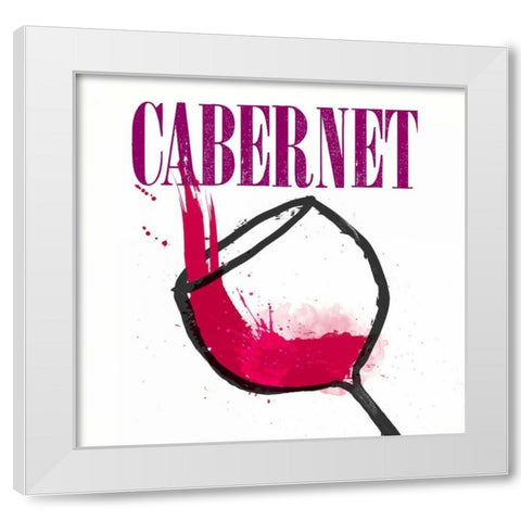 Artist Series Wine 4 White Modern Wood Framed Art Print by Taylor, Evangeline