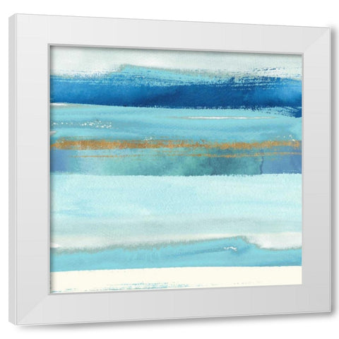 Sea and Air 1 White Modern Wood Framed Art Print by Taylor, Evangeline