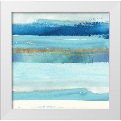 Sea and Air 1 White Modern Wood Framed Art Print by Taylor, Evangeline