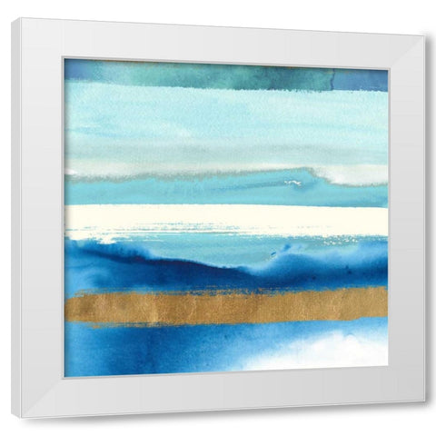 Sea and Air 2 White Modern Wood Framed Art Print by Taylor, Evangeline