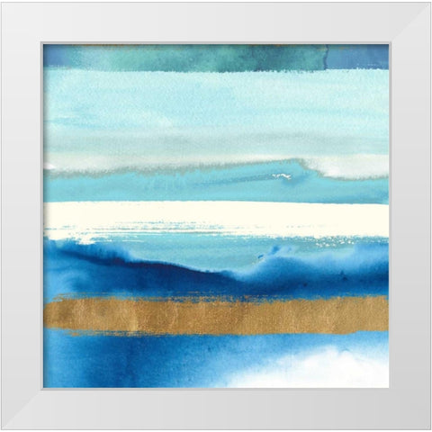 Sea and Air 2 White Modern Wood Framed Art Print by Taylor, Evangeline