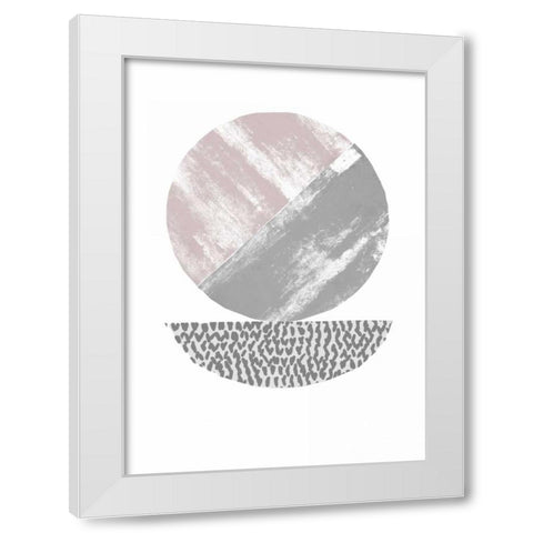 Perfect Balance White Modern Wood Framed Art Print by Taylor, Evangeline