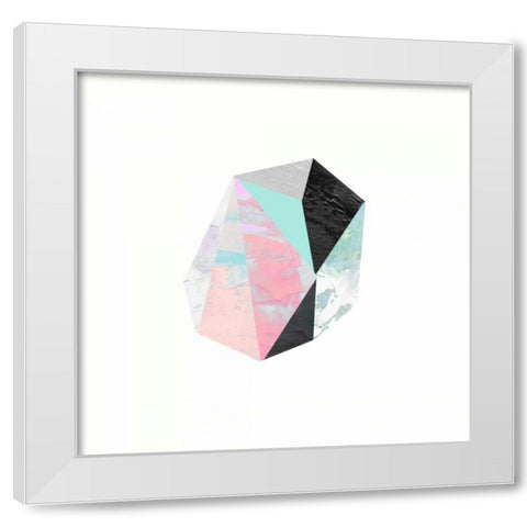 Crystalize 1 White Modern Wood Framed Art Print by Taylor, Evangeline