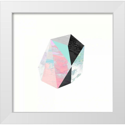 Crystalize 1 White Modern Wood Framed Art Print by Taylor, Evangeline