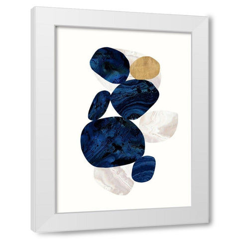 Tumbled 1 White Modern Wood Framed Art Print by Taylor, Evangeline