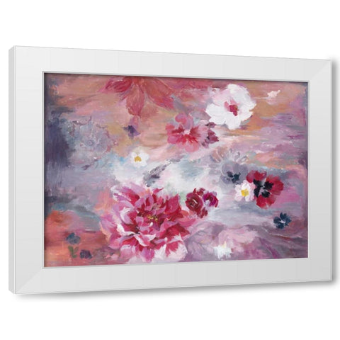 Floral 2 White Modern Wood Framed Art Print by Art Atelier Alliance