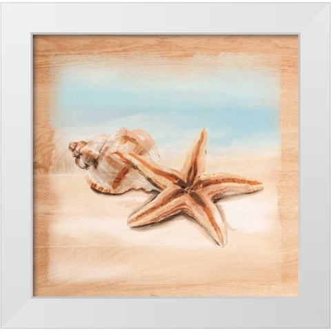 Natural Ocean 2 White Modern Wood Framed Art Print by Art Atelier Alliance