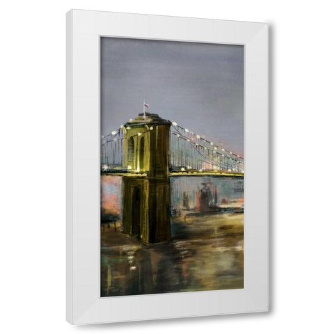 Metropolis 1 White Modern Wood Framed Art Print by Art Atelier Alliance