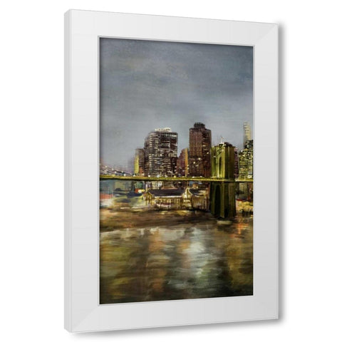 Metropolis 2 White Modern Wood Framed Art Print by Art Atelier Alliance