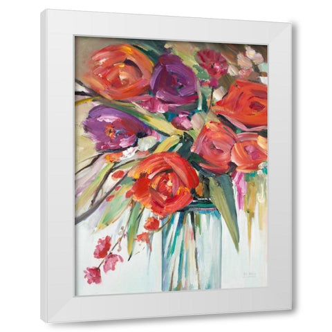 Mason Bloom 2 White Modern Wood Framed Art Print by Art Atelier Alliance