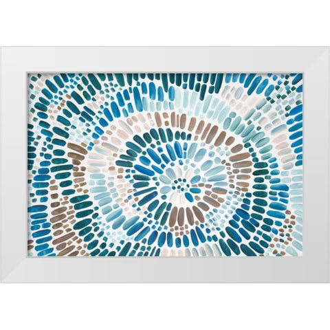 Aura  White Modern Wood Framed Art Print by Art Atelier Alliance