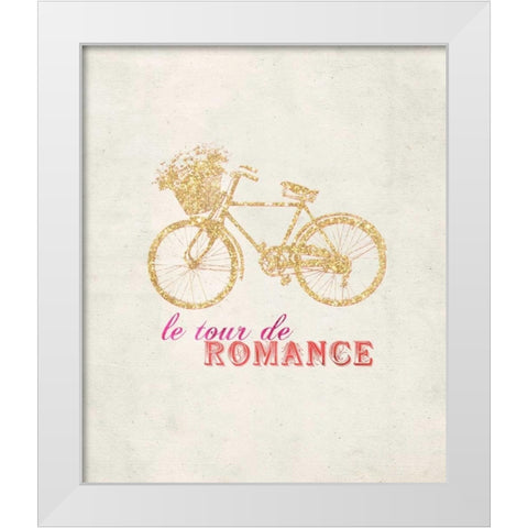 Romance Collection Tour White Modern Wood Framed Art Print by Amori, Miyo