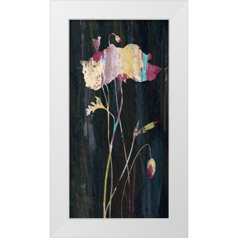Marble Garden Flower 2 White Modern Wood Framed Art Print by Jing, Jin