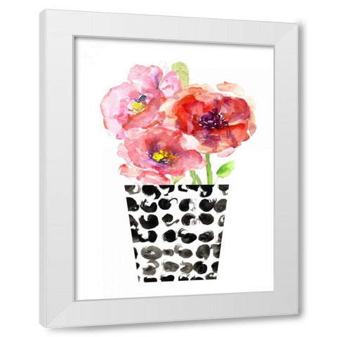 Black and White and Nice White Modern Wood Framed Art Print by London, Dakota