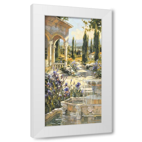 Echoes of Tuscany 1 White Modern Wood Framed Art Print by Simandle, Marilyn