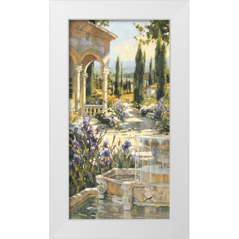 Echoes of Tuscany 1 White Modern Wood Framed Art Print by Simandle, Marilyn
