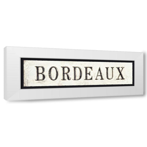 Bordeaux White Modern Wood Framed Art Print by Fabiano, Marco