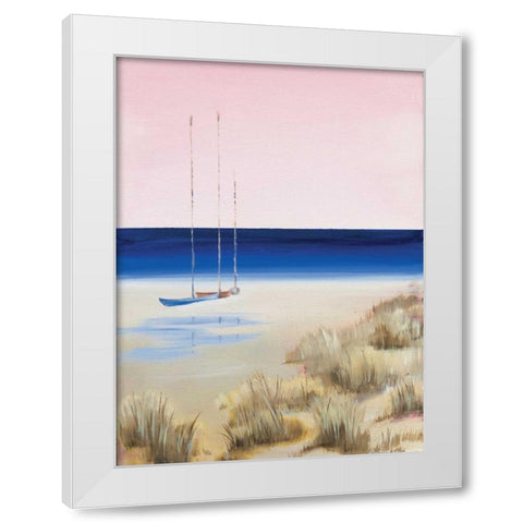 Blue Water White Modern Wood Framed Art Print by Cook, Andrea