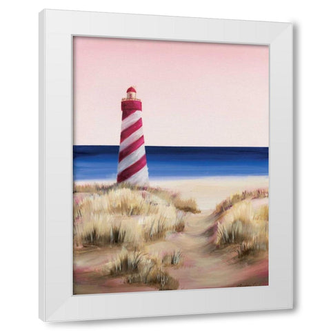 Lighthouse White Modern Wood Framed Art Print by Cook, Andrea